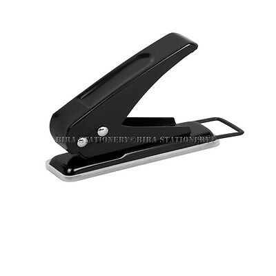 Single Hole Punch Black Metalr One Hole  Punch With Safty Lock Good Quality New