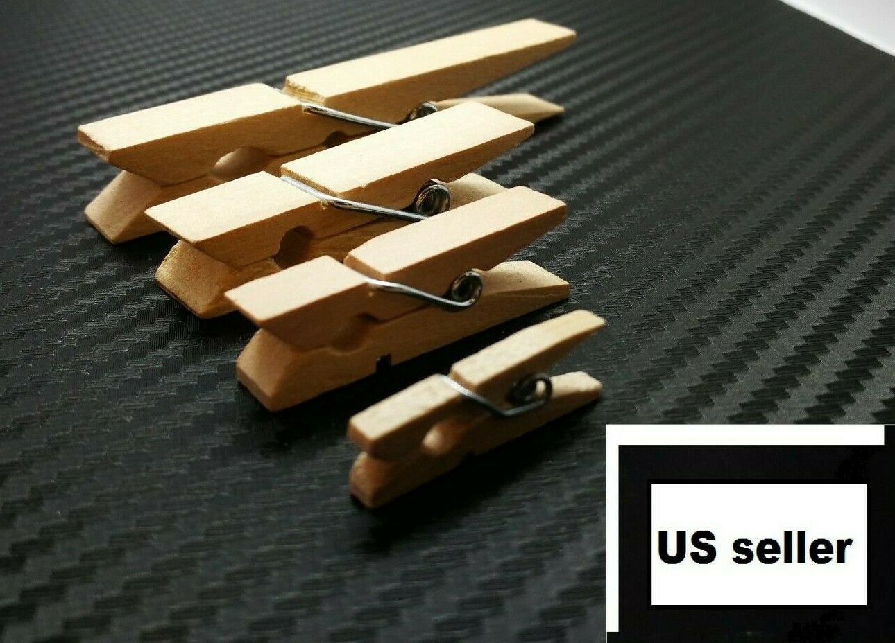 Bulk Wood Clothespins Wooden Laundry Clothes Pins Spring Multi Size Durable Diy