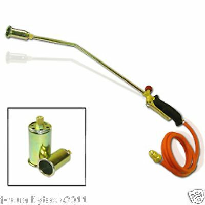 Propane Torch W/2 Extra Nozzle Ice Melter Weed Burner