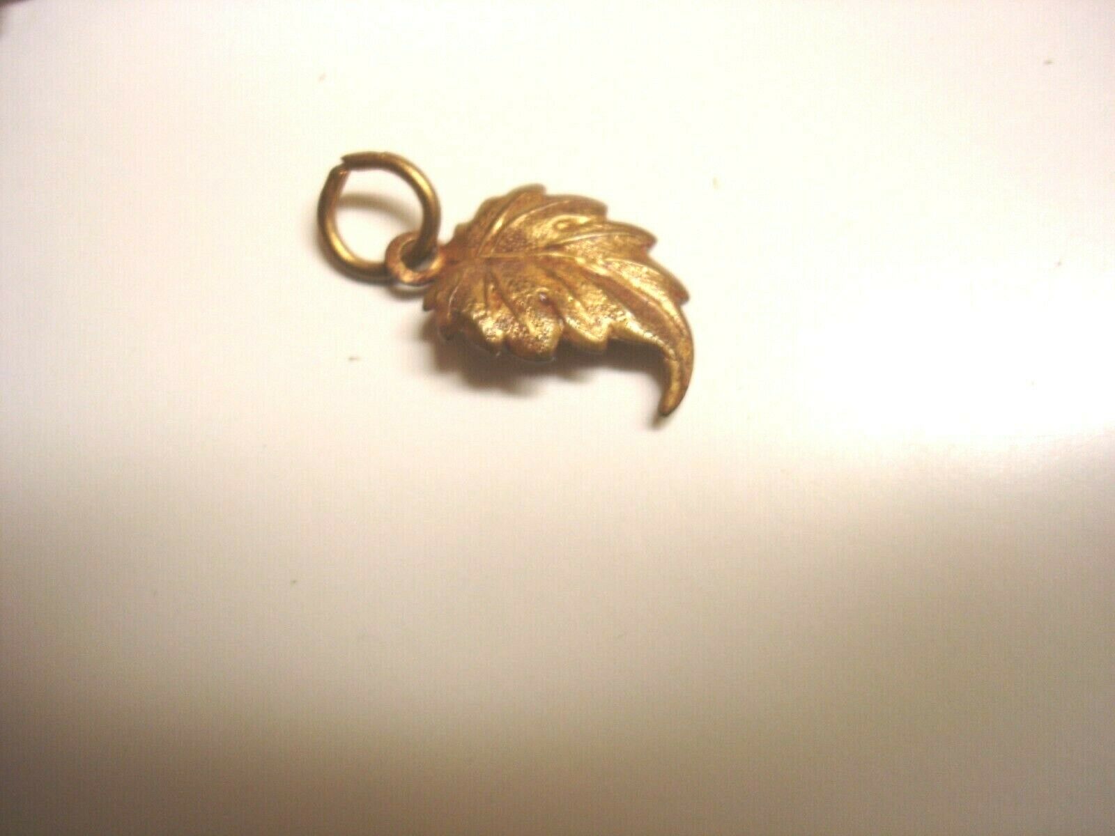 Vintage Leaf  Charm For Chain Jewelry