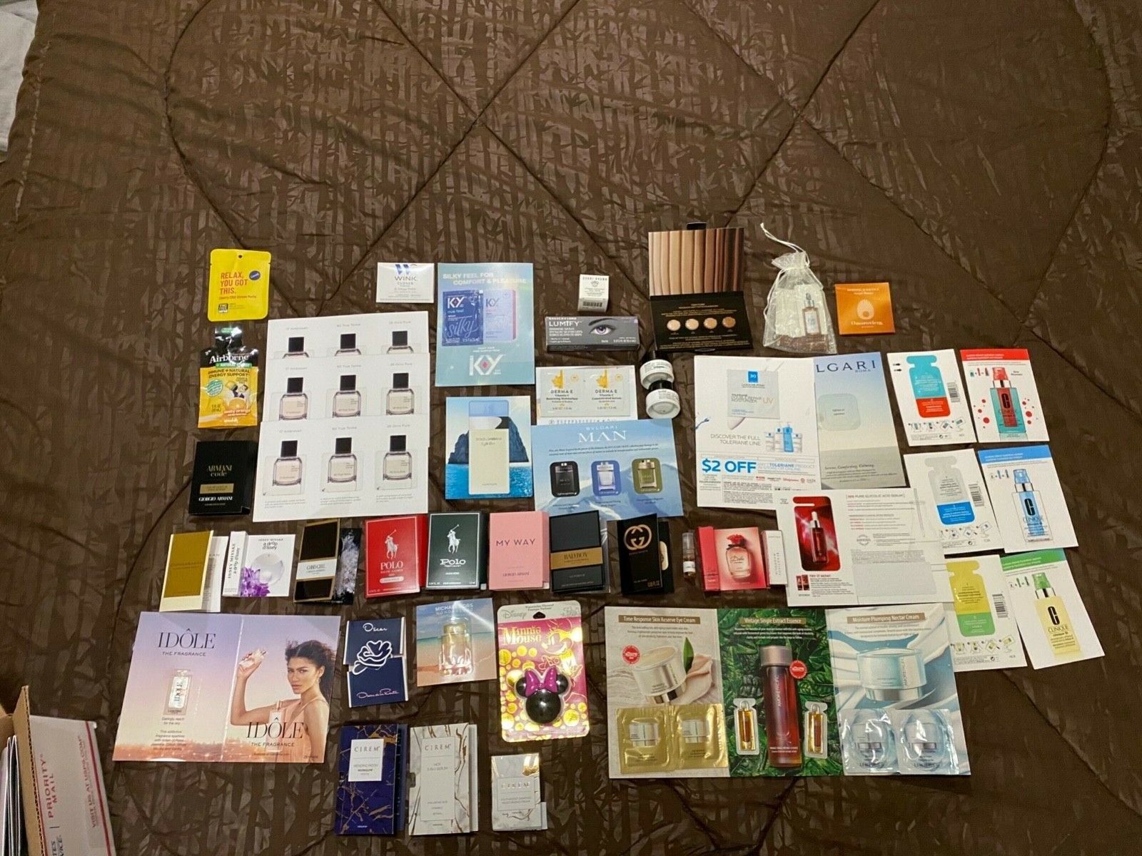High End Samples Of Perfume-makeup & Skin Care Items-everything Seen In Picture!