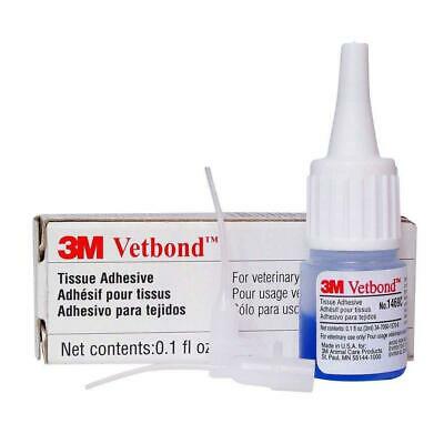 Vetbond Pet Tissue Adhesive For Animal Use 3ml Binds Wound Edges Made In Usa