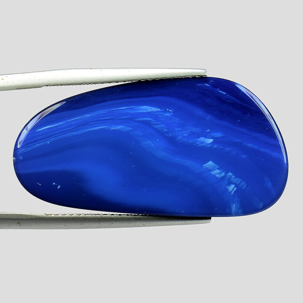 Huge! 15.51cts Blue Fancy Cabochon Doublet Opal Natural Loose Gemstone