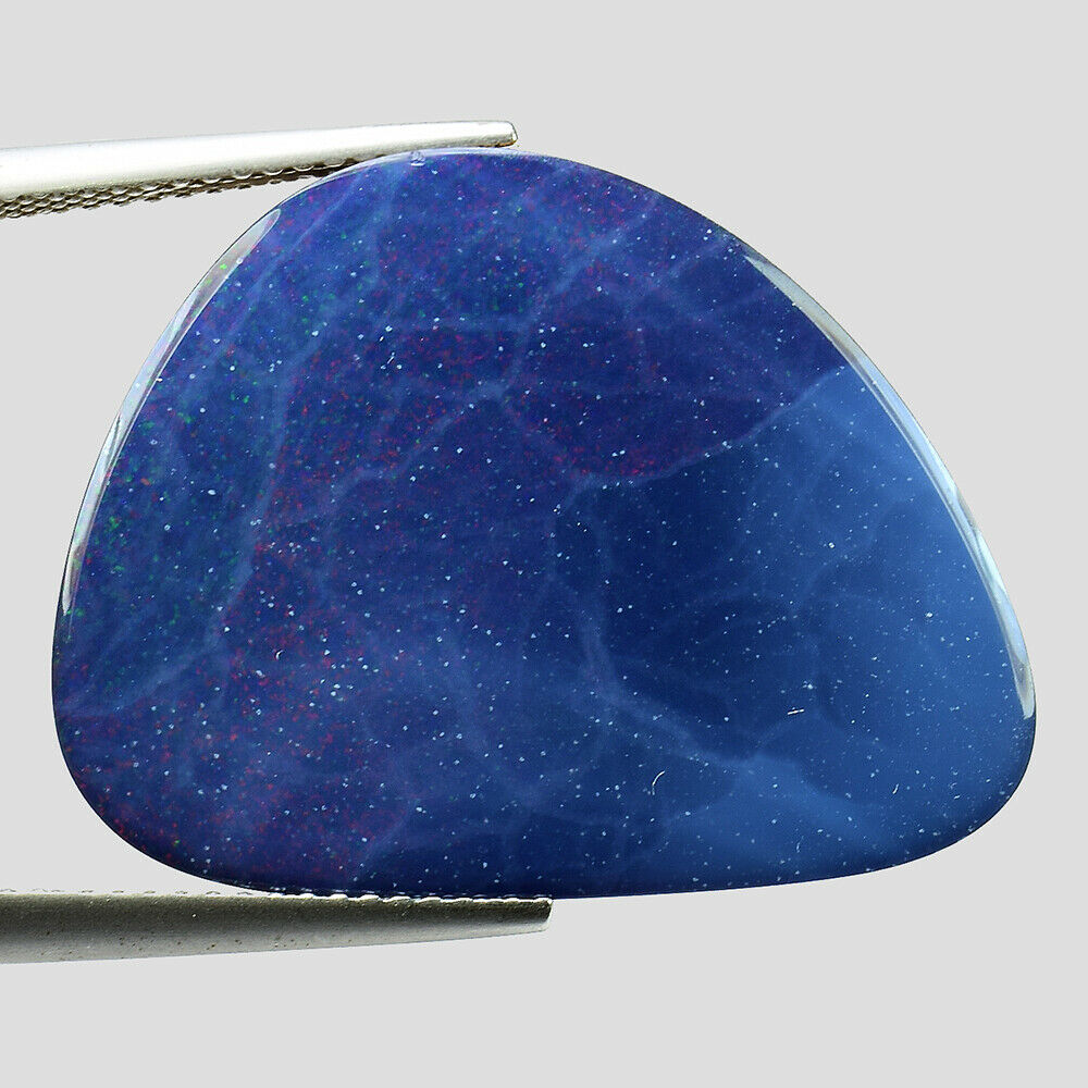 Huge! 13.97cts Blue Fancy Cabochon Doublet Opal Natural Loose Gemstone