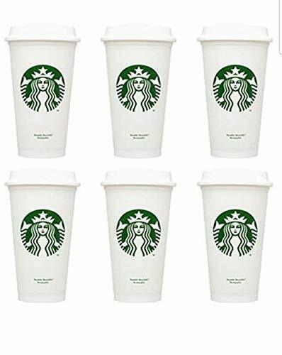 Starbucks Reusable Cups Recyclable Grande 16 Oz Plastic Travel To Go Coffee 6pcs