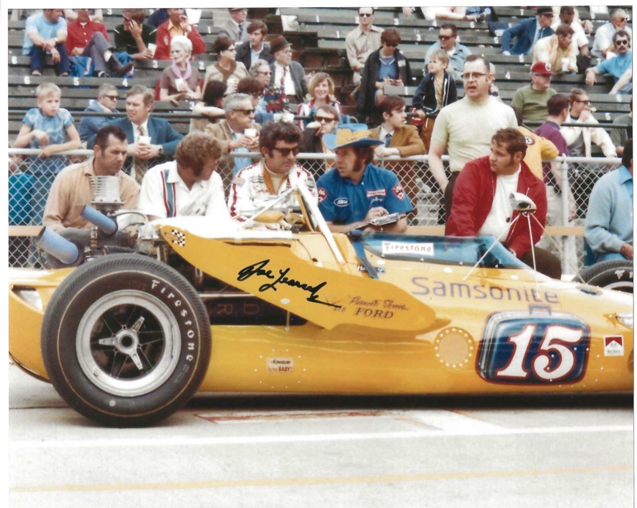 ~joe Leonard (dec) Signed Autographed 1971 Indy 500  8x10 Photo~