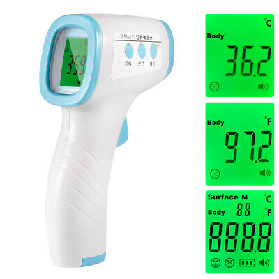 Non-contact Infrared Forehead Thermometer Body Temperature Us Local Stock