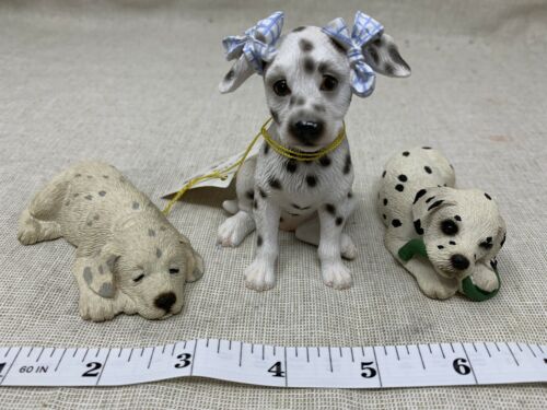 Puppy Time - Three Dalmatian Puppy Collectable Figures