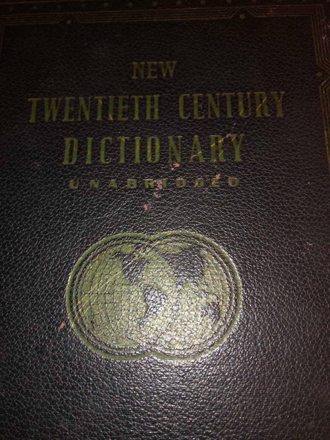 Webster's New Twentieth Century Dictionary, Second Edition, Unabridged, 1966