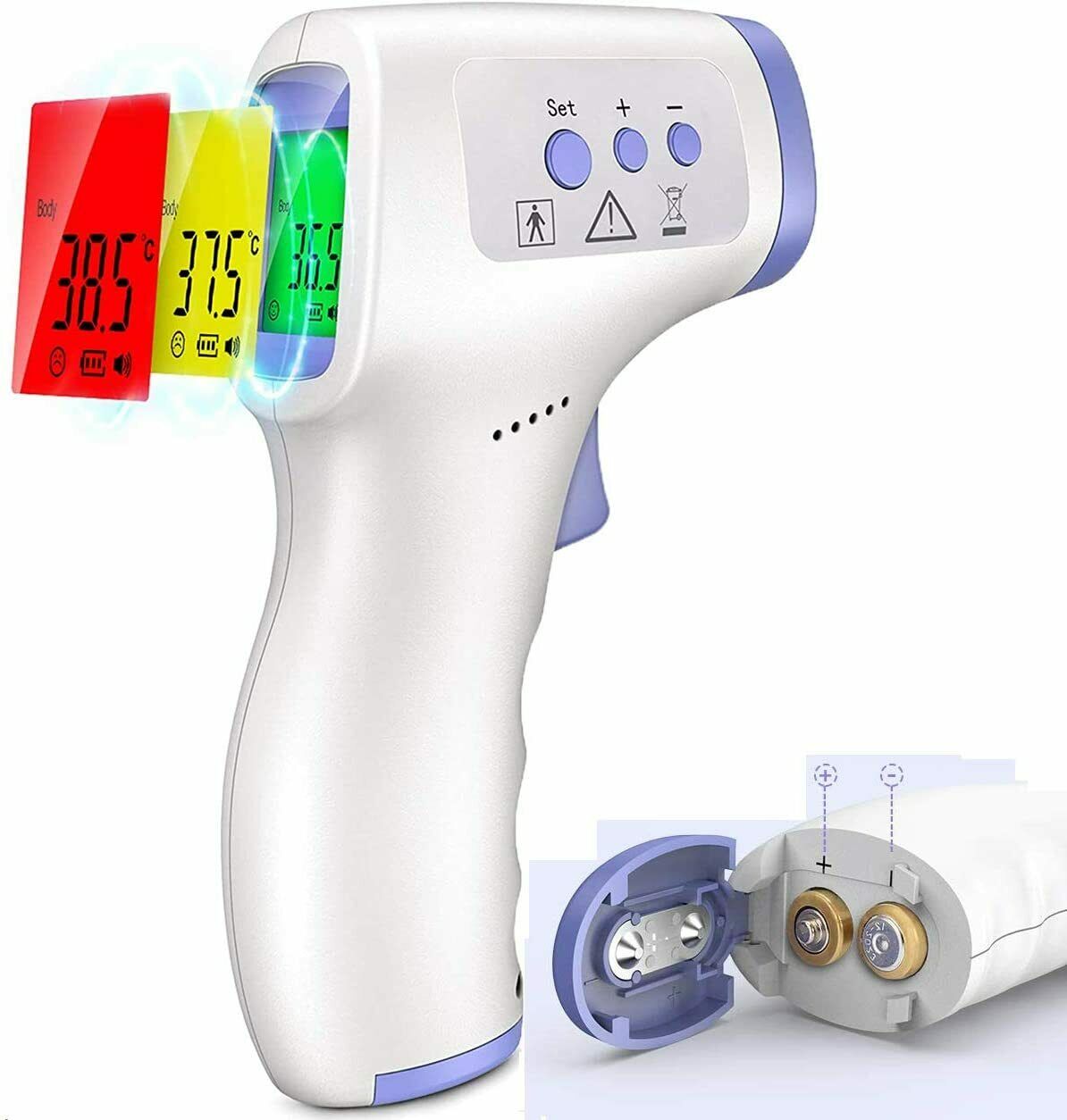 Infrared Forehead Thermometer Digital Lcd Non-contact Temperature Gun Us New