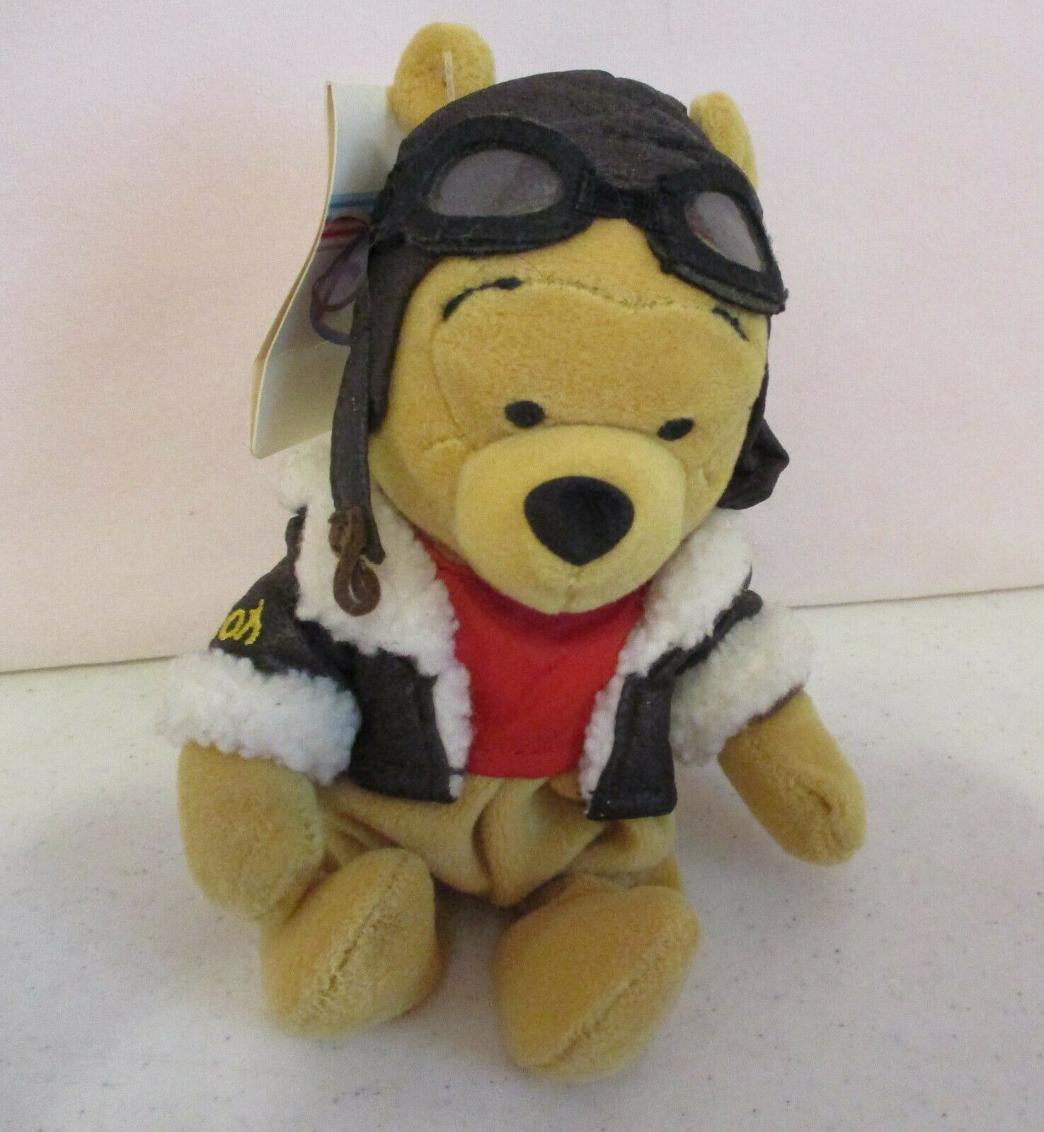 Winne The Pooh-mini Bean Bag-pilot Pooh-8"-tags-disney Store