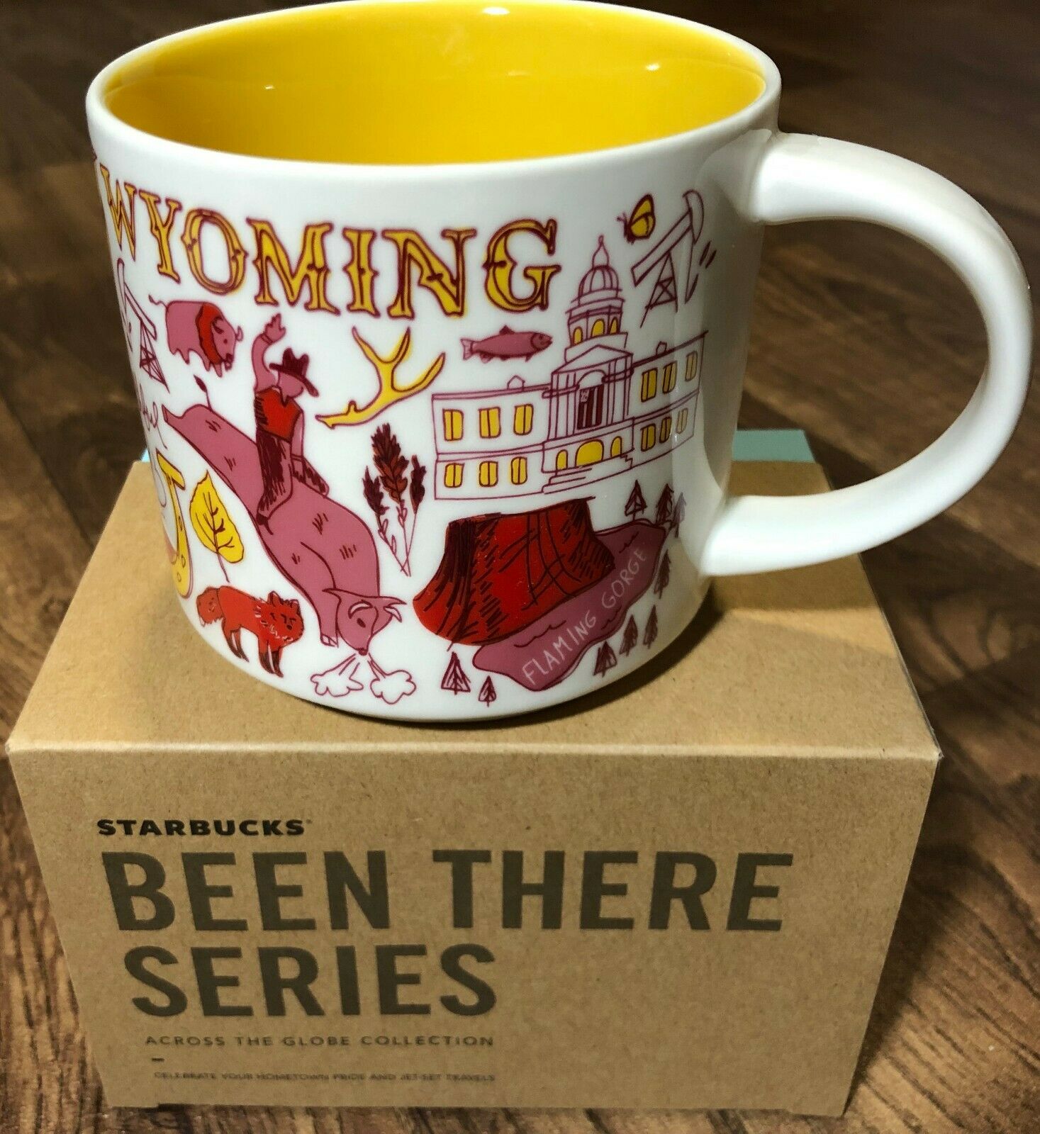 Starbucks - Across The Globe - Been There Series 14oz. Mug Wyoming - New!