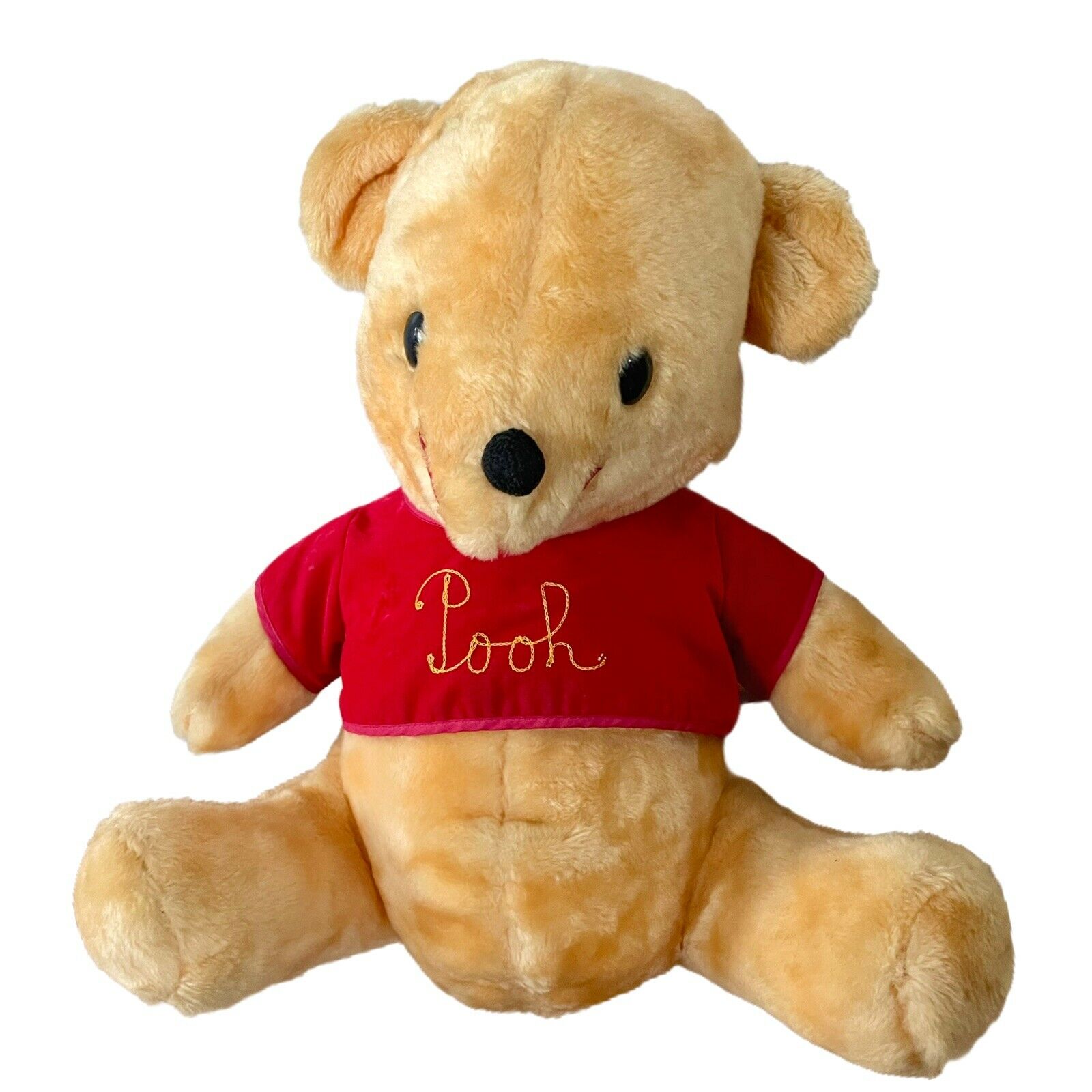 Vintage Old Winnie The Pooh Stuffed Plush Teddy Bear Walt Disney Distributing Co